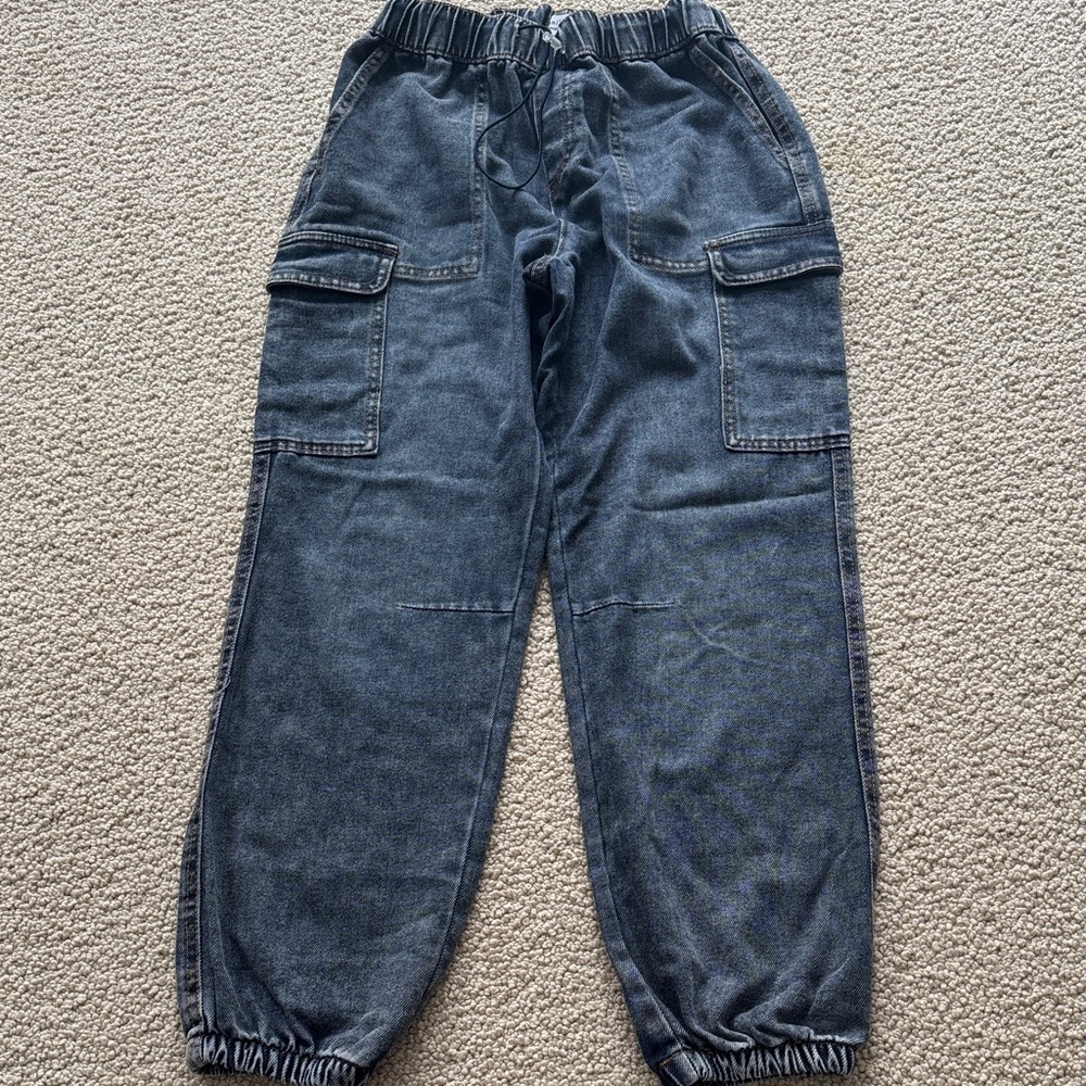 Elastic Waist Cargo Pants